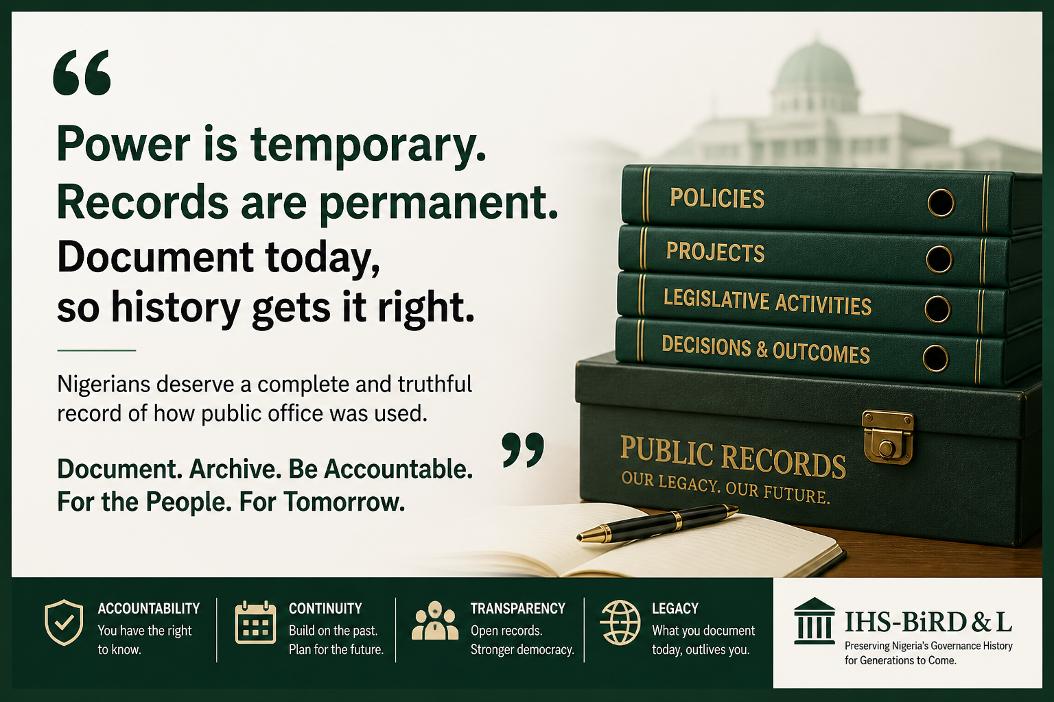 Public Office: The Case for Deliberate Documentation and Archiving